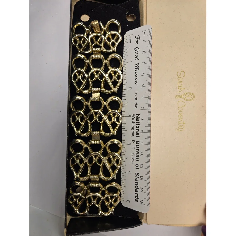 Sarah Coventry link Bracelet - Picture 2 of 3